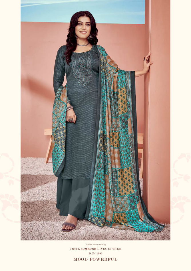 Roli Moli Maayera Fancy Festive Wear Embroidery Pashmina Dress Material Collection